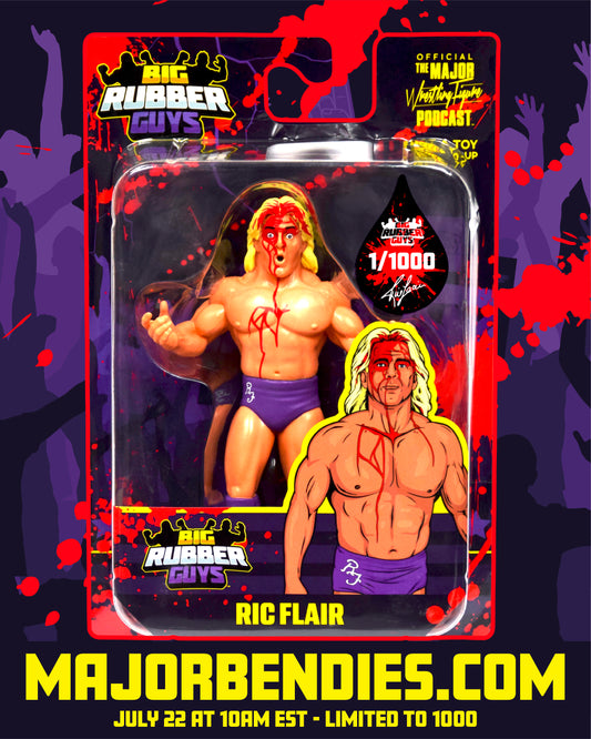 BIG RUBBER GUYS SUMMER EXCLUSIVE: Bloody Ric Flair (FREE US SHIPPING )